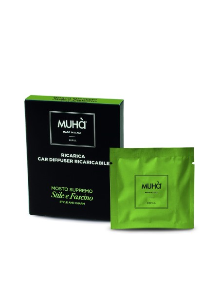 Muhà - Refill Car Auto Mosto Supremo - Ricarica per Profumatore Auto