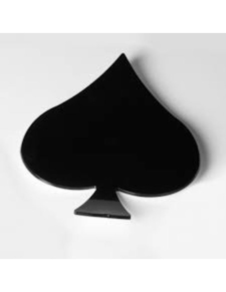 Vesta Home - Vuotatasche Carte Picche·bianco/nero·21,5 X 25 X 2 H Th. 5 Mm