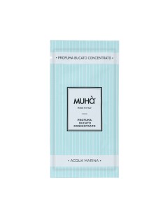 Muhà - Bucato Monodose 10ml Acqua Marina - Profumatore Bucato per Lavatrice