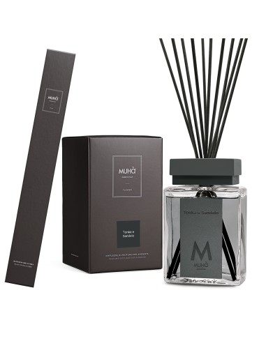 Muhà - Perfume 1000ml Tonka e Sandalo - Diffusore