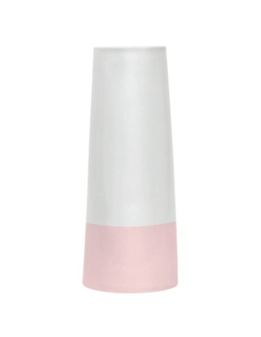 Artempo - Vaso in ceramica Florero Tempo bianco e rosa h 52 cm