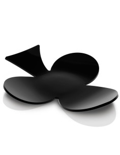 Vesta Home - Vuotatasche Carte Fiori·bianco/nero·22 X 25 X 2 H Th. 5 Mm 2