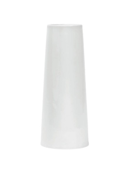 Artempo - Vaso in ceramica Florero Tempo bianco ø 15 h 36,5 cm