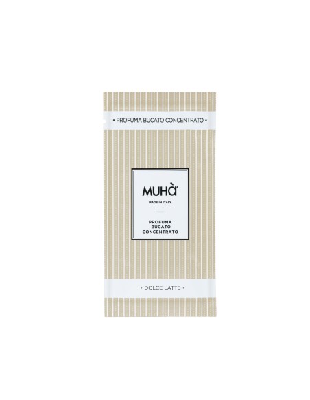 Muhà - Bucato Monodose 10ml Dolce Latte - Profumatore Bucato per Lavatrice
