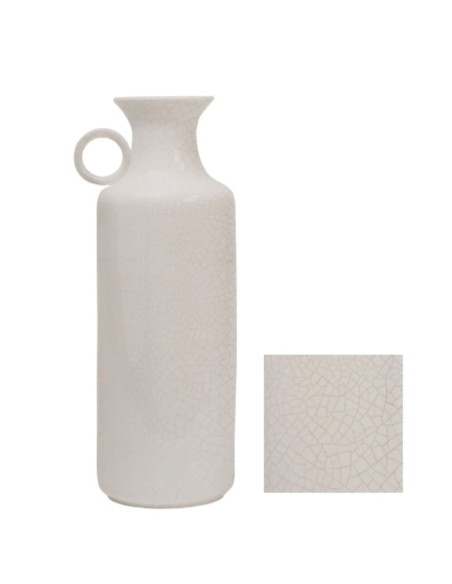 Artempo - Vaso Bohème PM lino in ceramica craquelé  H40cm D14cm