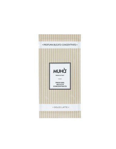 Muhà - Bucato Monodose 10ml Dolce Latte - Profumatore Bucato per Lavatrice