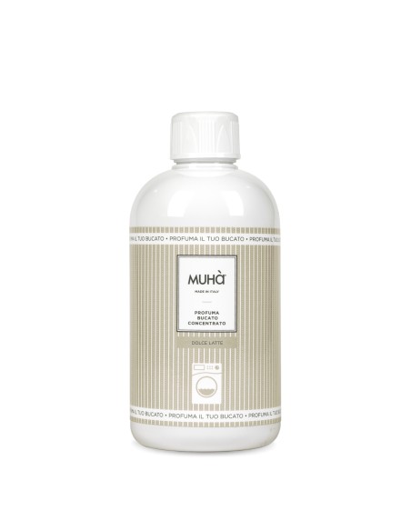 Muhà - Bucato 400ml Dolce Latte - Profumatore Bucato per Lavatrice