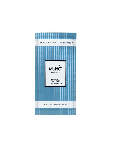 Muhà - Bucato Monodose 10ml Mare D'inverno - Profumatore Bucato per Lavatrice