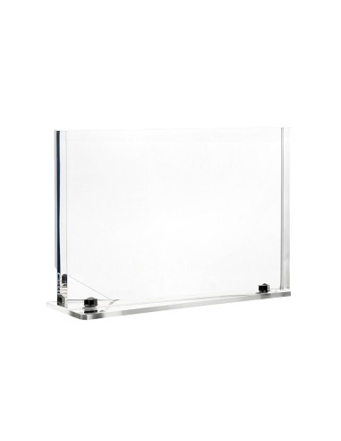 Vesta Home - Portafoto Grande Block·trasparente·15 X 20 Th. Base 3 Mm Th. Body 12 Mm