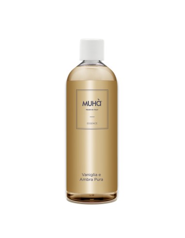 Muhà - Refill 1000ml Vaniglia e Ambra Pura - Ricarica Liquida per Diffusore