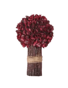 Sfera di Bosso rosso fascina H29cm