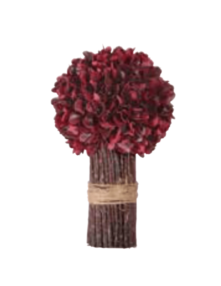 Sfera di Bosso rosso fascina H29cm