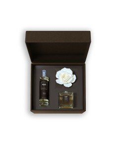 Muhà - Confezione Rosa 100ml + Spray 100ml Acqua e Sale - Cofanetto con Diffusore e Spray 2