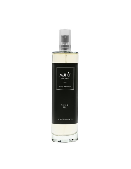 Muhà - Confezione Rosa 100ml + Spray 100ml Acqua e Sale - Cofanetto con Diffusore e Spray