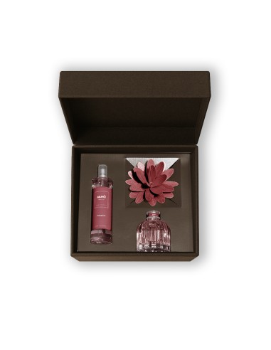 Muhà - Confezione Flower 60ml + Spray 100ml Melograno - Cofanetto con Diffusore e Spray