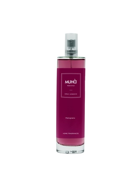 Muhà - Confezione Flower 60ml + Spray 100ml Melograno - Cofanetto con Diffusore e Spray