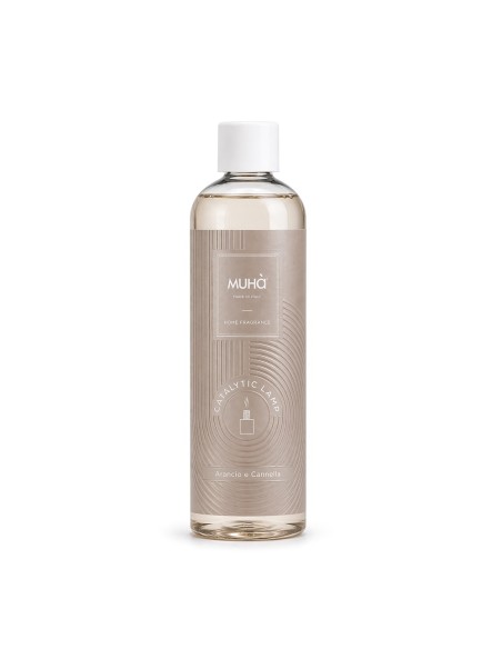 Muhà - Refill Catalitica 500 ml Arancio e Cannella - Liquido per Lampada Catalitica