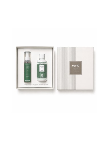 Muhà - Cofanetto Bucato lavatrice 200 ml + Spray tessuti 125 ml Aria di Capri