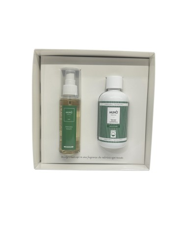 Muhà - Cofanetto Bucato lavatrice 200 ml + Spray tessuti 125 ml Aria di Capri
