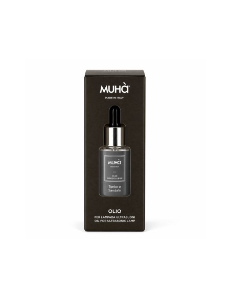 Muhà - Olio Idro 15 ml Tonka e Sandalo - Essenza Idroalcolica Concentrata