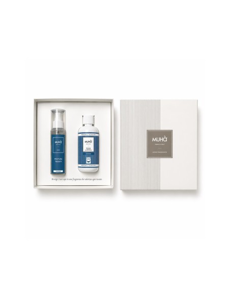 Muhà - Cofanetto Bucato lavatrice 200 ml + Spray tessuti 125 ml Diamond