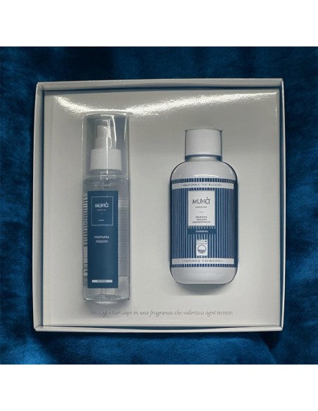 Muhà - Cofanetto Bucato lavatrice 200 ml + Spray tessuti 125 ml Diamond