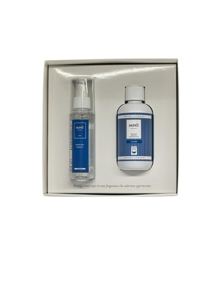Muhà - Cofanetto Bucato lavatrice 200 ml + Spray tessuti 125 ml Diamond