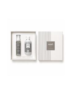 Muhà - Cofanetto Bucato lavatrice 200 ml + Spray tessuti 125 ml Fiori di Cotone