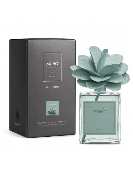 Muhà - Flower 500 ml Azzurro Polvere A - Mare - Diffusore