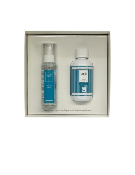 Muhà - Cofanetto Bucato lavatrice 200 ml + Spray tessuti 125 ml Mare D'inverno