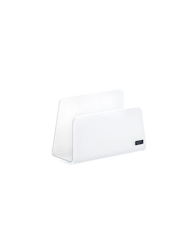 Vesta Home - Porta Tovaglioli Verticale Like Water·bianco Monosatinato·13 X 6 X 8,5 H Th. 5 Mm