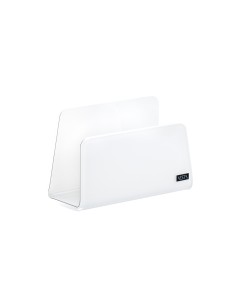 Vesta Home - Porta Tovaglioli Verticale Like Water·bianco Monosatinato·13 X 6 X 8,5 H Th. 5 Mm
