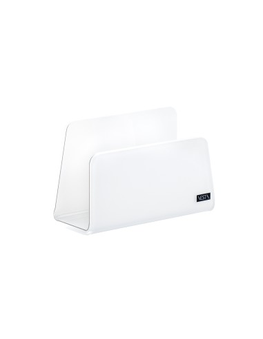 Vesta Home - Porta Tovaglioli Verticale Like Water·bianco Monosatinato·13 X 6 X 8,5 H Th. 5 Mm