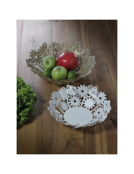 Arti & Mestieri - Centro tavola di design Margherite grande-38 x-miele 11 cm di altezza