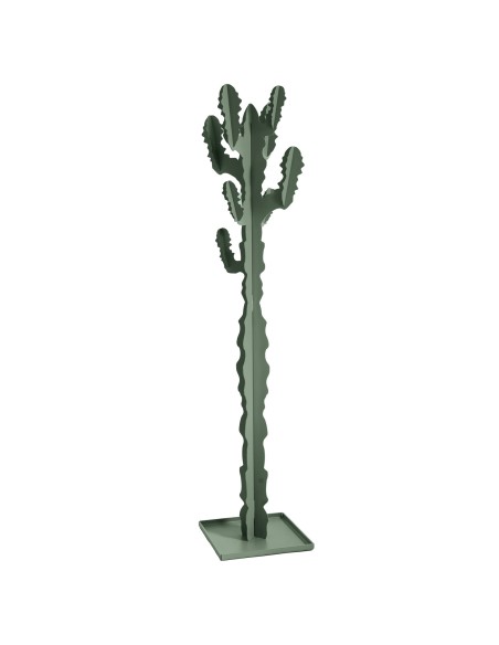 Arti & Mestieri - Appendiabiti da terra Cactus-verde salvia 45 x 45 x 170 cm di altezza