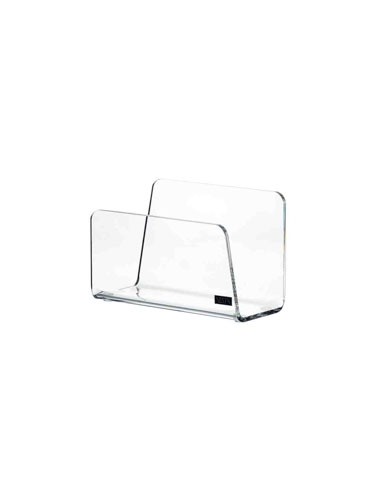 Vesta Home - Porta Tovaglioli Verticale Like Water·trasparente·13 X 6 X 8,5 H Th. 5 Mm