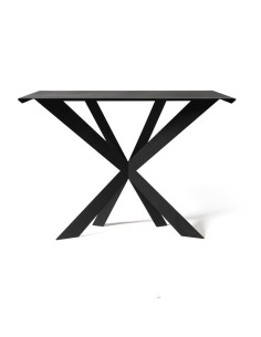 Arti & Mestieri - Consolle di design Zeus-110 x-nero 35 x 80 cm di altezza 2
