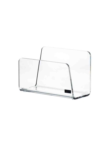 Vesta Home - Porta Tovaglioli Verticale Like Water·trasparente·13 X 6 X 8,5 H Th. 5 Mm