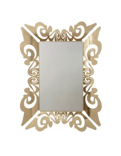 Arti & Mestieri - Specchio da parete decorato Vanity cm 80x100H (43x68)