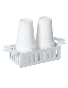 Arti & Mestieri - Porta bicchieri Old-bianco marmo cm 8,5x24x6