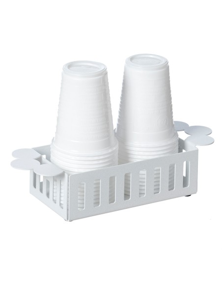 Arti & Mestieri - Porta bicchieri Old-bianco marmo cm 8,5x24x6