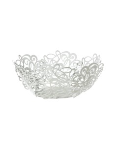 Arti & Mestieri - Centrotavola di design Scarabocchio grande-bianco marmo Ø38x13H