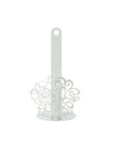 Arti & Mestieri - Porta rotolo da cucina Scarabocchio-bianco marmo ∅ 15 x 30 cm di altezza