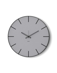 Arti & Mestieri - Orologio da parete moderno Symbol 45-nero/alluminio-∅ 45 cm