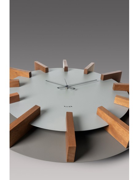 Arti & Mestieri - Orologio da parete particolare Timon-nero/nero ∅ 70 cm