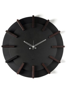 Arti & Mestieri - Orologio da parete particolare Timon-nero/nero ∅ 70 cm