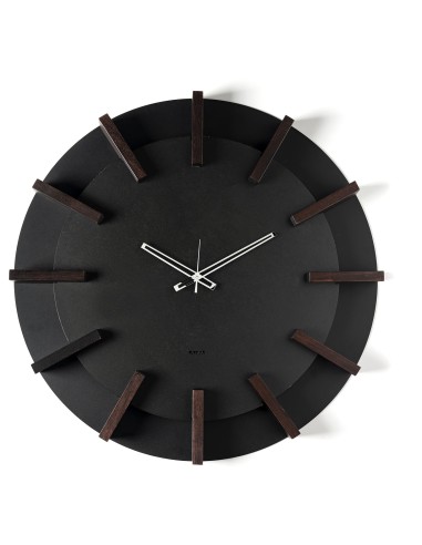 Arti & Mestieri - Orologio da parete particolare Timon-nero/nero ∅ 70 cm