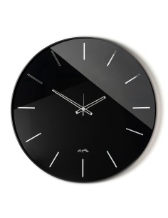 Arti & Mestieri - Orologio da parete Giotto 60-nero/crystal luxe nero ∅ 60 cm