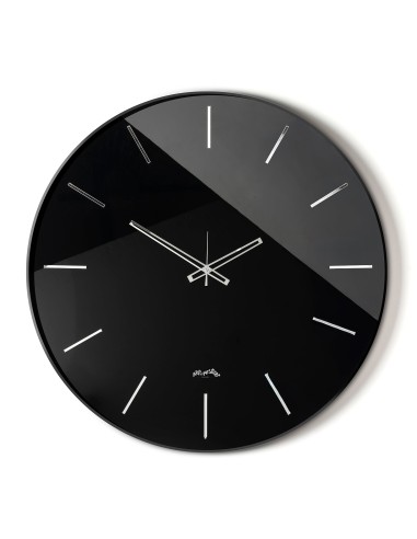 Arti & Mestieri - Orologio da parete Giotto 60-nero/crystal luxe nero ∅ 60 cm
