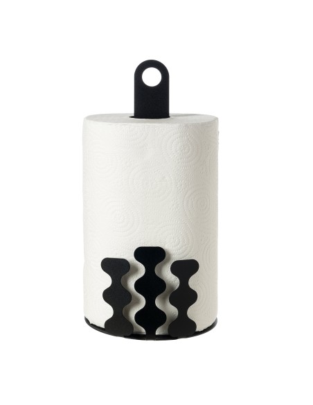 Arti & Mestieri - Porta rotolo da cucina Nori-sabbia ∅ 15 x 30 cm di altezza